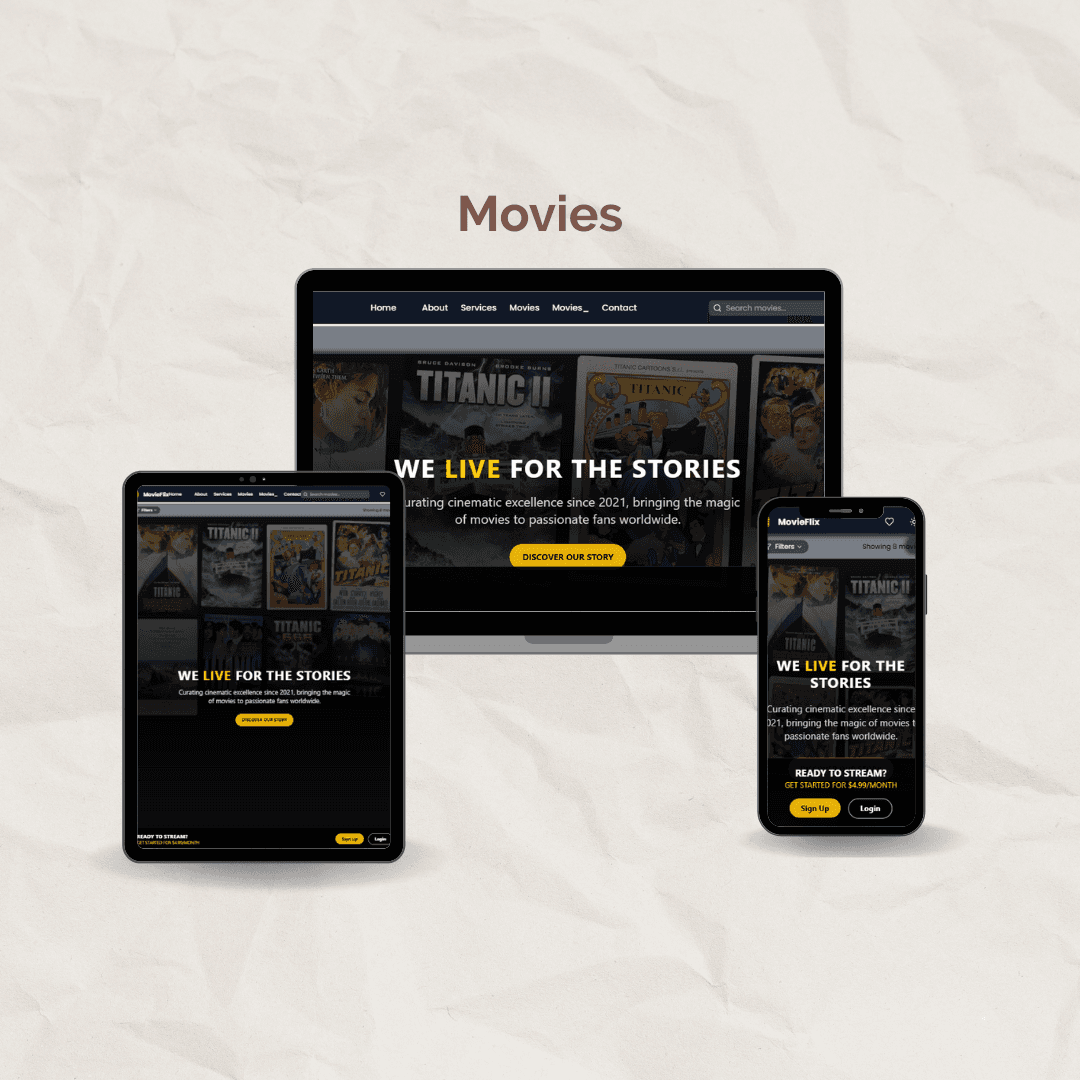 Movie Frontend Application